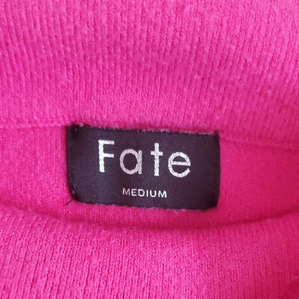 Fate Vibrant Pink Knit Top - Picture 2 of 3
